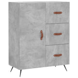 vidaXL Dressoir 69,5x34x90 cm bewerkt hout wit