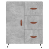 vidaXL Dressoir 69,5x34x90 cm bewerkt hout wit