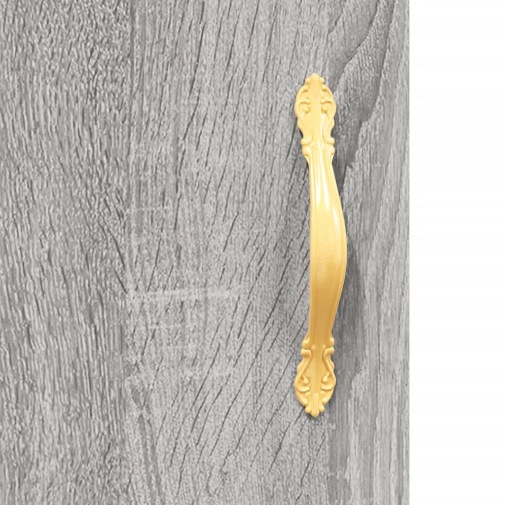 vidaXL Dressoir 69,5x34x90 cm bewerkt hout wit