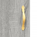 vidaXL Dressoir 69,5x34x90 cm bewerkt hout wit