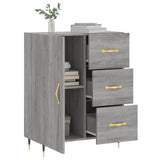vidaXL Dressoir 69,5x34x90 cm bewerkt hout wit