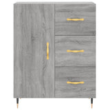 vidaXL Dressoir 69,5x34x90 cm bewerkt hout wit