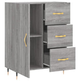 vidaXL Dressoir 69,5x34x90 cm bewerkt hout wit