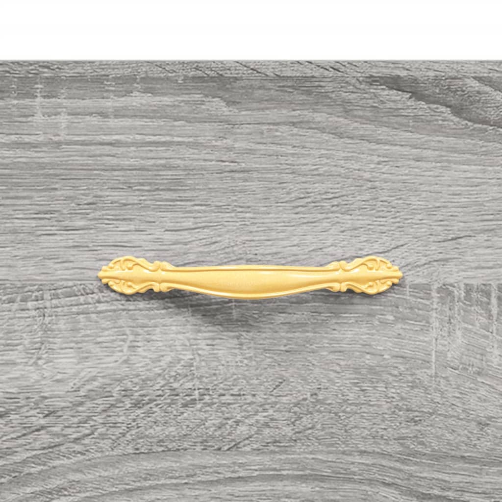 vidaXL Dressoir 69,5x34x90 cm bewerkt hout wit