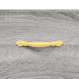 vidaXL Dressoir 69,5x34x90 cm bewerkt hout wit