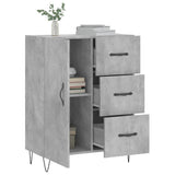 vidaXL Dressoir 69,5x34x90 cm bewerkt hout zwart