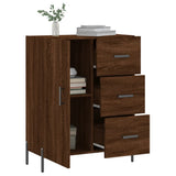 vidaXL Dressoir 69,5x34x90 cm bewerkt hout wit