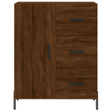 vidaXL Dressoir 69,5x34x90 cm bewerkt hout wit