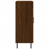vidaXL Dressoir 69,5x34x90 cm bewerkt hout wit