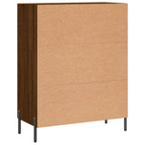 vidaXL Dressoir 69,5x34x90 cm bewerkt hout wit