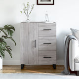 vidaXL Dressoir 69,5x34x90 cm bewerkt hout wit