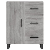 vidaXL Dressoir 69,5x34x90 cm bewerkt hout wit