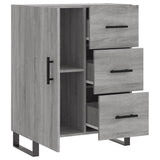 vidaXL Dressoir 69,5x34x90 cm bewerkt hout wit