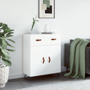 vidaXL Sideboard 69.5x34x90 cm Engineered Wood White