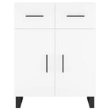 vidaXL Dressoir 69,5x34x90 cm bewerkt hout wit