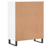vidaXL Dressoir 69,5x34x90 cm bewerkt hout wit