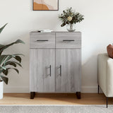 vidaXL Dressoir 69,5x34x90 cm bewerkt hout wit