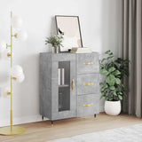 vidaXL Dressoir 69,5x34x90 cm bewerkt hout wit