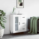 vidaXL Sideboard 69.5x34x90 cm Engineered Wood White