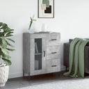 vidaXL Sideboard 69.5x34x90 cm Engineered Wood White