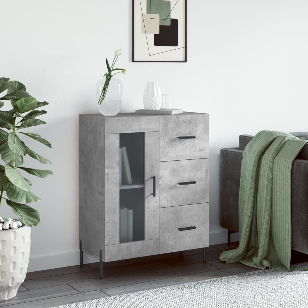 vidaXL Sideboard 69.5x34x90 cm Engineered Wood White