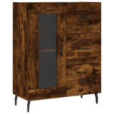 vidaXL Dressoir 69,5x34x90 cm bewerkt hout wit