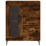 vidaXL Dressoir 69,5x34x90 cm bewerkt hout wit