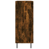 vidaXL Dressoir 69,5x34x90 cm bewerkt hout wit