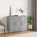 vidaXL Dressoir 90x34x80 cm bewerkt hout wit