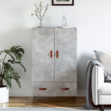 vidaXL Hoge kast 69,5x31x115 cm bewerkt hout wit