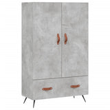vidaXL Hoge kast 69,5x31x115 cm bewerkt hout wit