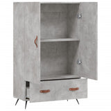 vidaXL Hoge kast 69,5x31x115 cm bewerkt hout wit