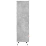 vidaXL Hoge kast 69,5x31x115 cm bewerkt hout wit