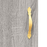 vidaXL Hoge kast 69,5x31x115 cm bewerkt hout betongrijs