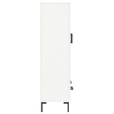 vidaXL Hoge kast 69,5x31x115 cm bewerkt hout wit
