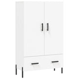 vidaXL Hoge kast 69,5x31x115 cm bewerkt hout wit