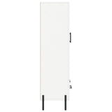 vidaXL Hoge kast 69,5x31x115 cm bewerkt hout wit