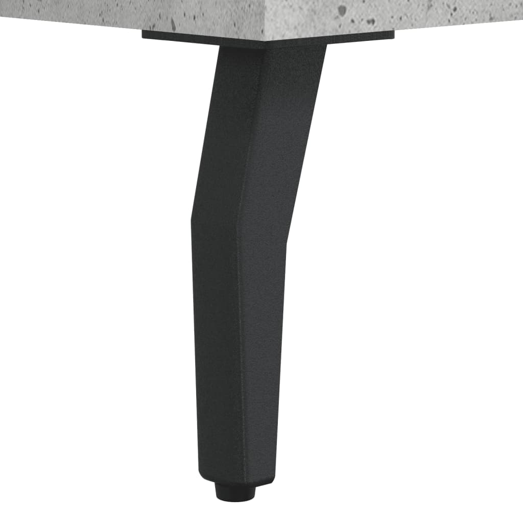 vidaXL Hoge kast 69,5x31x115 cm bewerkt hout betongrijs