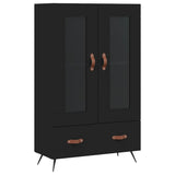 vidaXL Hoge kast 69,5x31x115 cm bewerkt hout wit