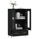 vidaXL Hoge kast 69,5x31x115 cm bewerkt hout wit