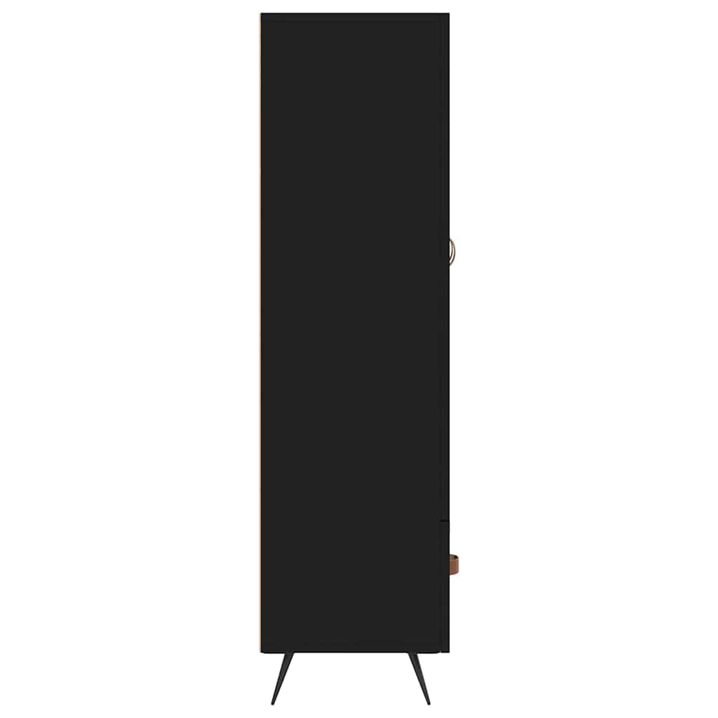 vidaXL Hoge kast 69,5x31x115 cm bewerkt hout wit