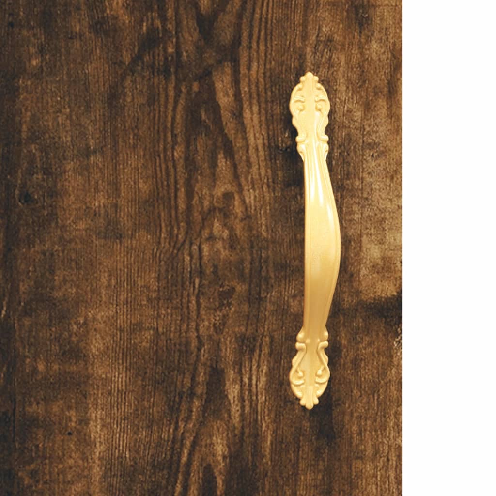 vidaXL Hoge kast 69,5x31x115 cm bewerkt hout wit