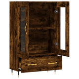 vidaXL Hoge kast 69,5x31x115 cm bewerkt hout wit