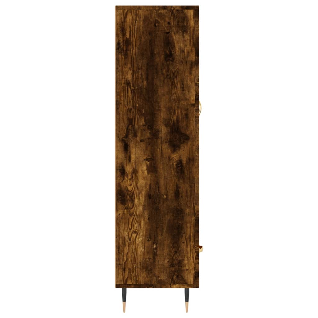 vidaXL Hoge kast 69,5x31x115 cm bewerkt hout wit