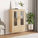 vidaXL Tall Cabinet 69.5x31x115 cm Engineered Wood White