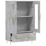 vidaXL Tall Cabinet 69.5x31x115 cm Engineered Wood White
