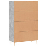 vidaXL Tall Cabinet 69.5x31x115 cm Engineered Wood White