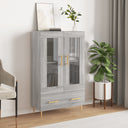 vidaXL Tall Cabinet 69.5x31x115 cm Engineered Wood White