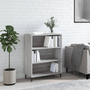 vidaXL Shelf Cabinet 69.5x32.5x90 cm Engineered Wood Concrete Grey