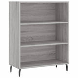 vidaXL Shelf Cabinet 69.5x32.5x90 cm Engineered Wood Concrete Grey